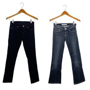 J Brand Low Rise Jeans Bundle of 2 Size 24